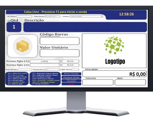 Sistema para Gestão de Lojas - Sem mensalidades