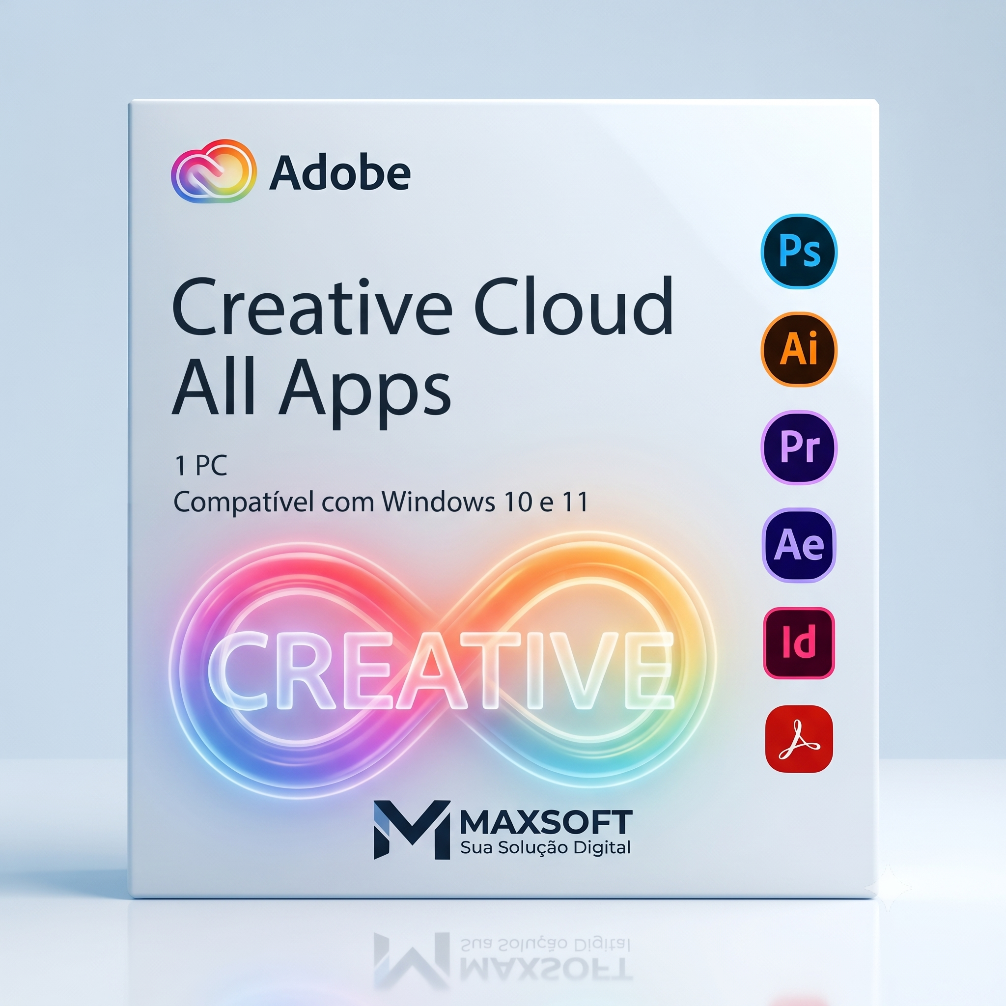 Creative Cloud 2026 Vitalicio (Windows e MAC)