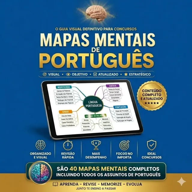 Mapas Mentais De Português | Guia Para Concursos Em Pdf