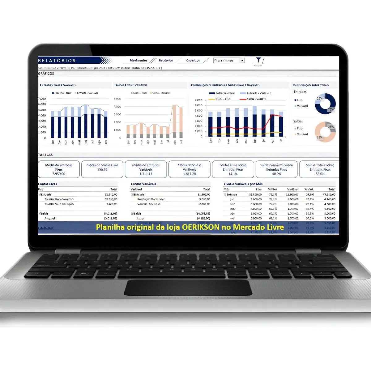 Planilha Controle Financeiro Pessoal - Fácil E Automatizada