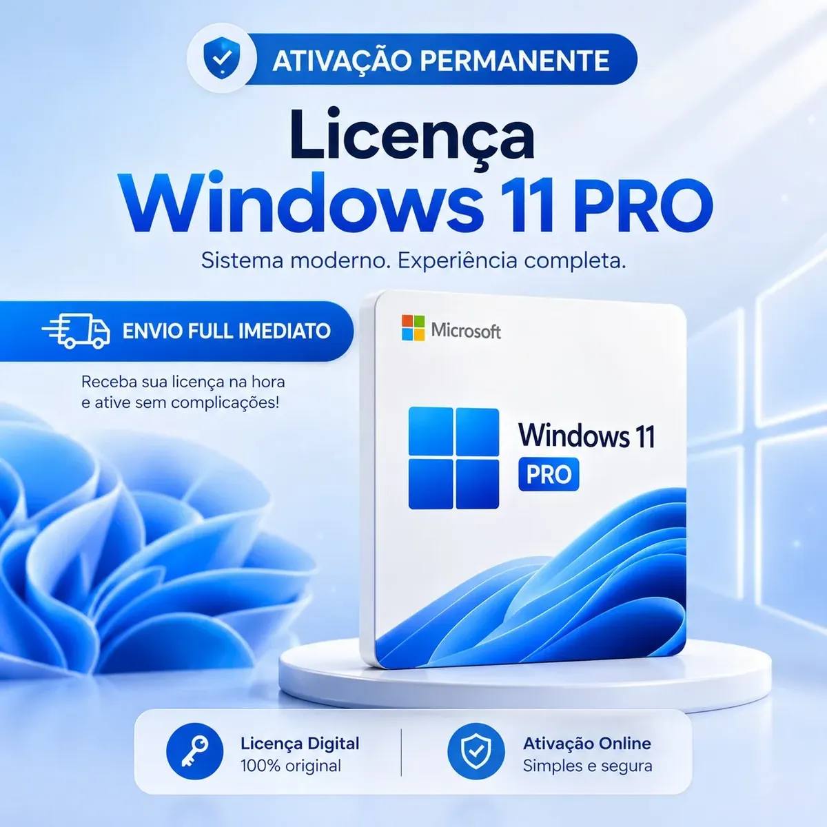 Licença Original Windows 11 Pro + ISO para instalação + Tutorial