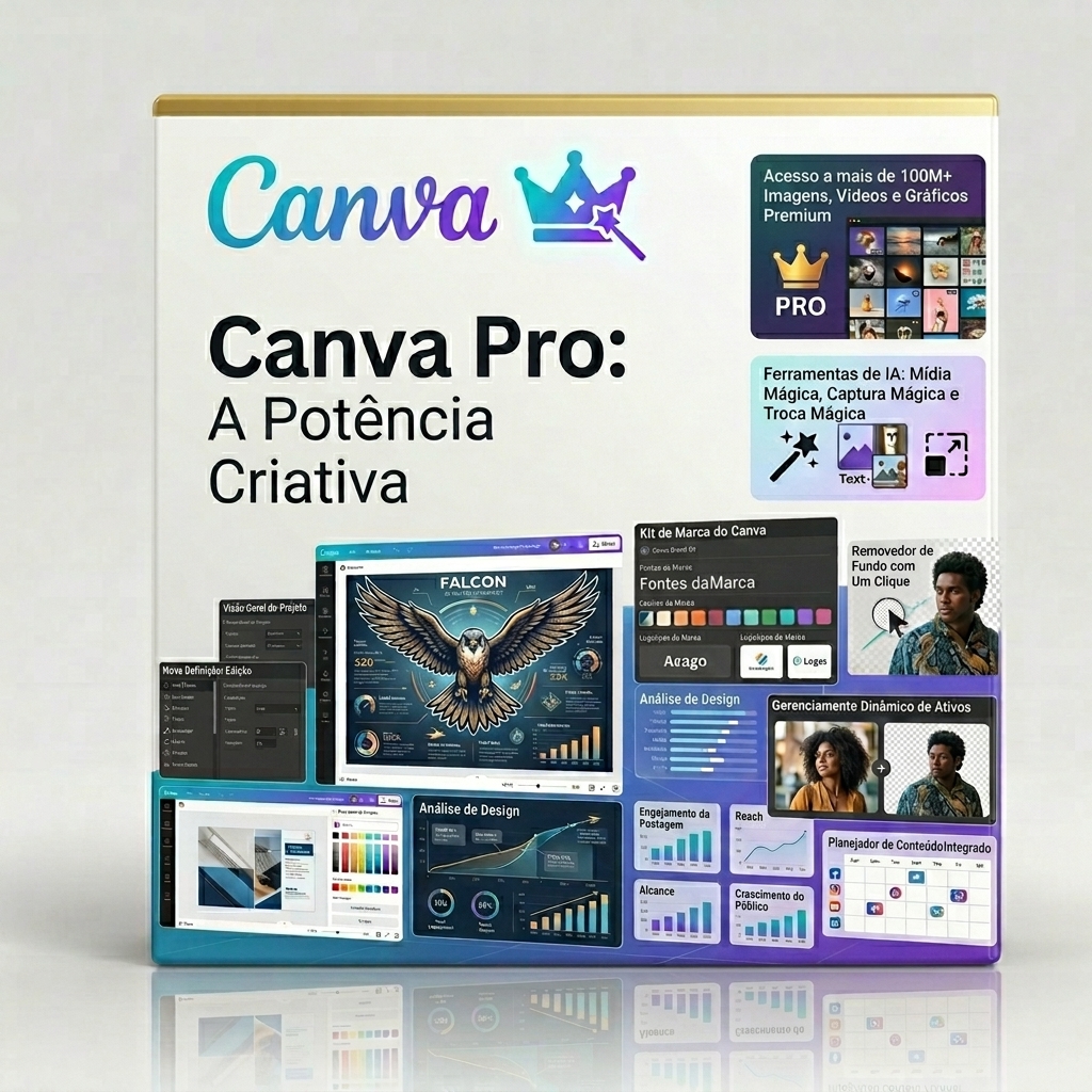 Canva Pro Vitalício — Todos Recursos Premium Liberados