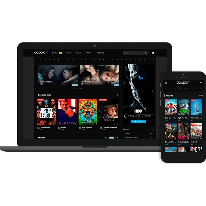 Tema Wordpress Dooplay Séries E Filmes Tmdb Integrado