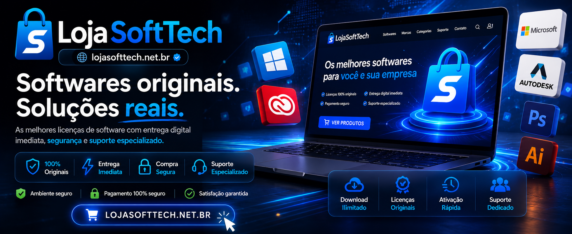 Logo de lojasofttech
