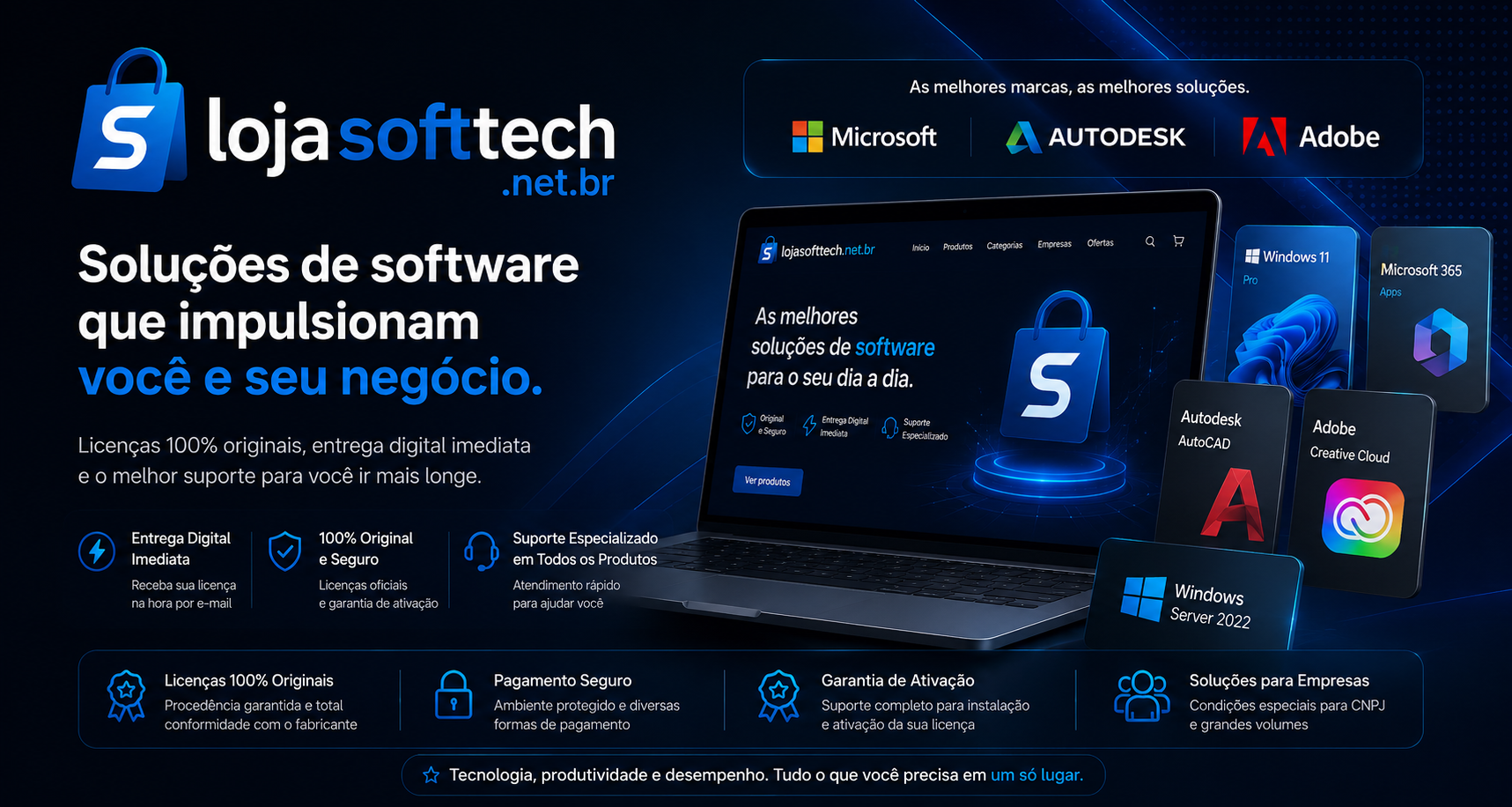 Banner de lojasofttech